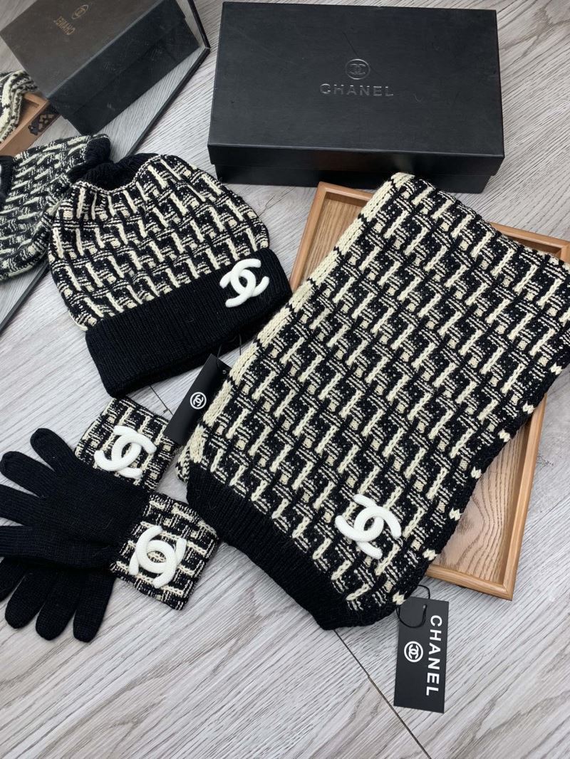 Chanel Caps Scarfs